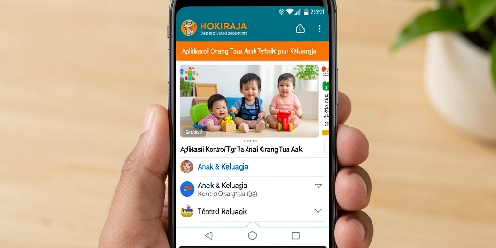 Tampilan antarmuka HOKIRAJA yang sederhana dan informatif.
