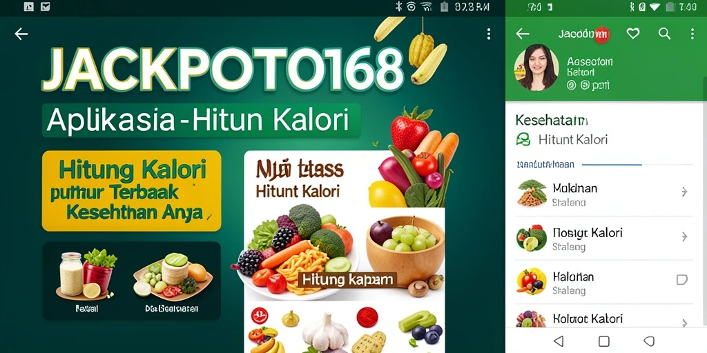 Antarmuka JACKPOT168 yang menarik dan mudah digunakan untuk menghitung kalori.