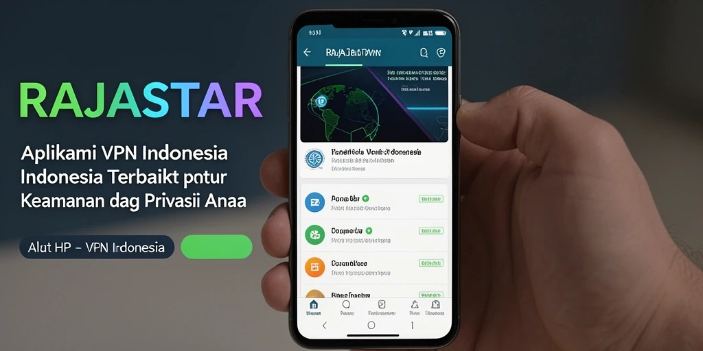 Tampilan antarmuka aplikasi RAJASTAR yang intuitif dan mudah digunakan.